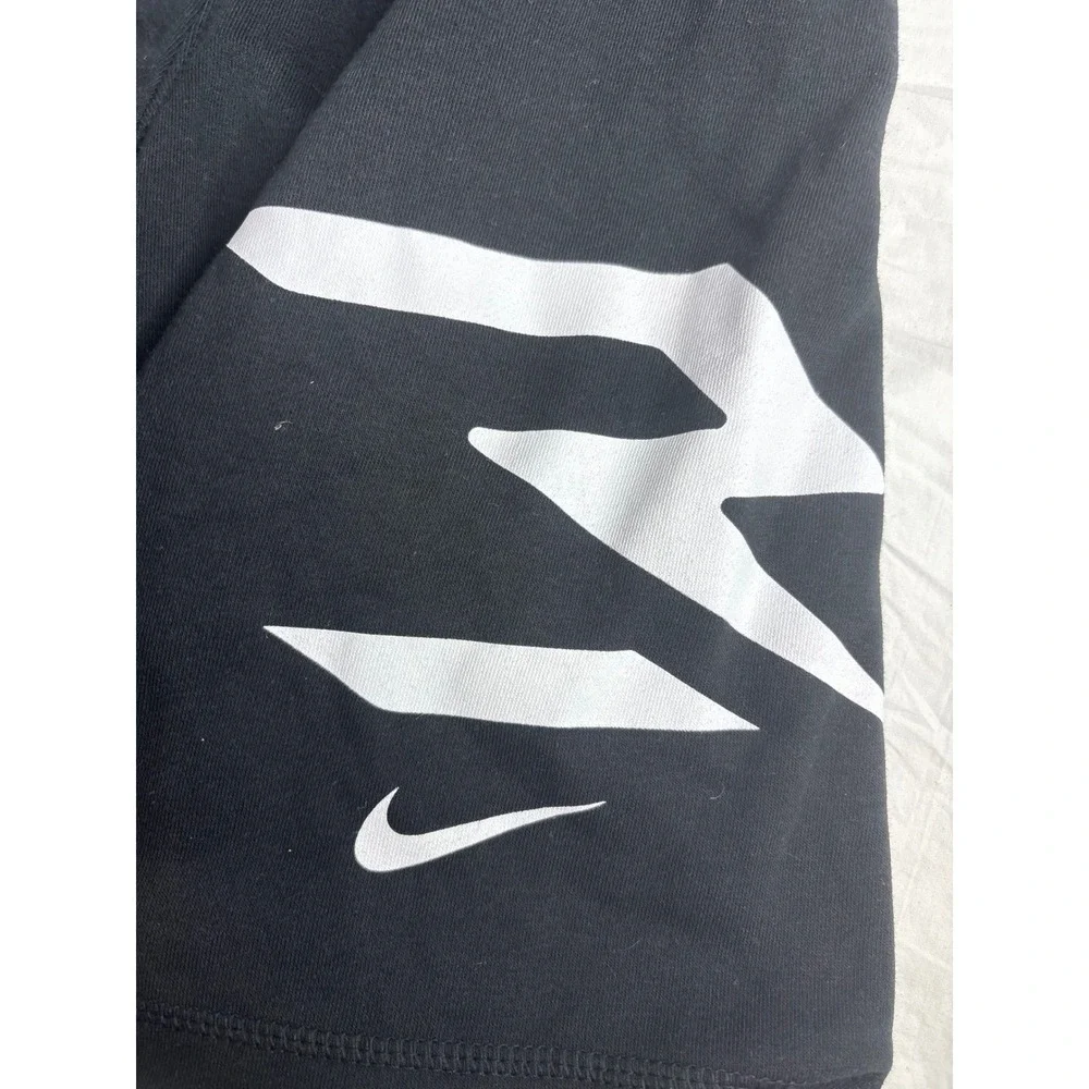Nike Kids Dri-FIT Basketball Shorts Black White Large Logo Size XL